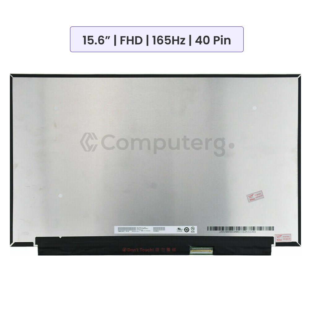 Laptop Screen Panel 15.6-Inch - FHD (1920x1080) - 165Hz IPS - 40 Pin