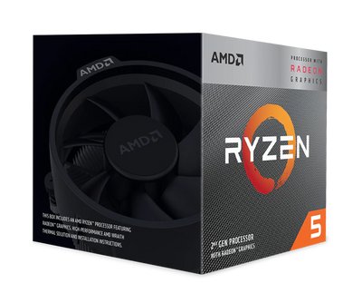 AMD Ryzen 5 3400G - 4x - 3.70 GHz - So.AM4 - incl. AMD Wraith Stealth Cooler · YD3400C5FHBOX
