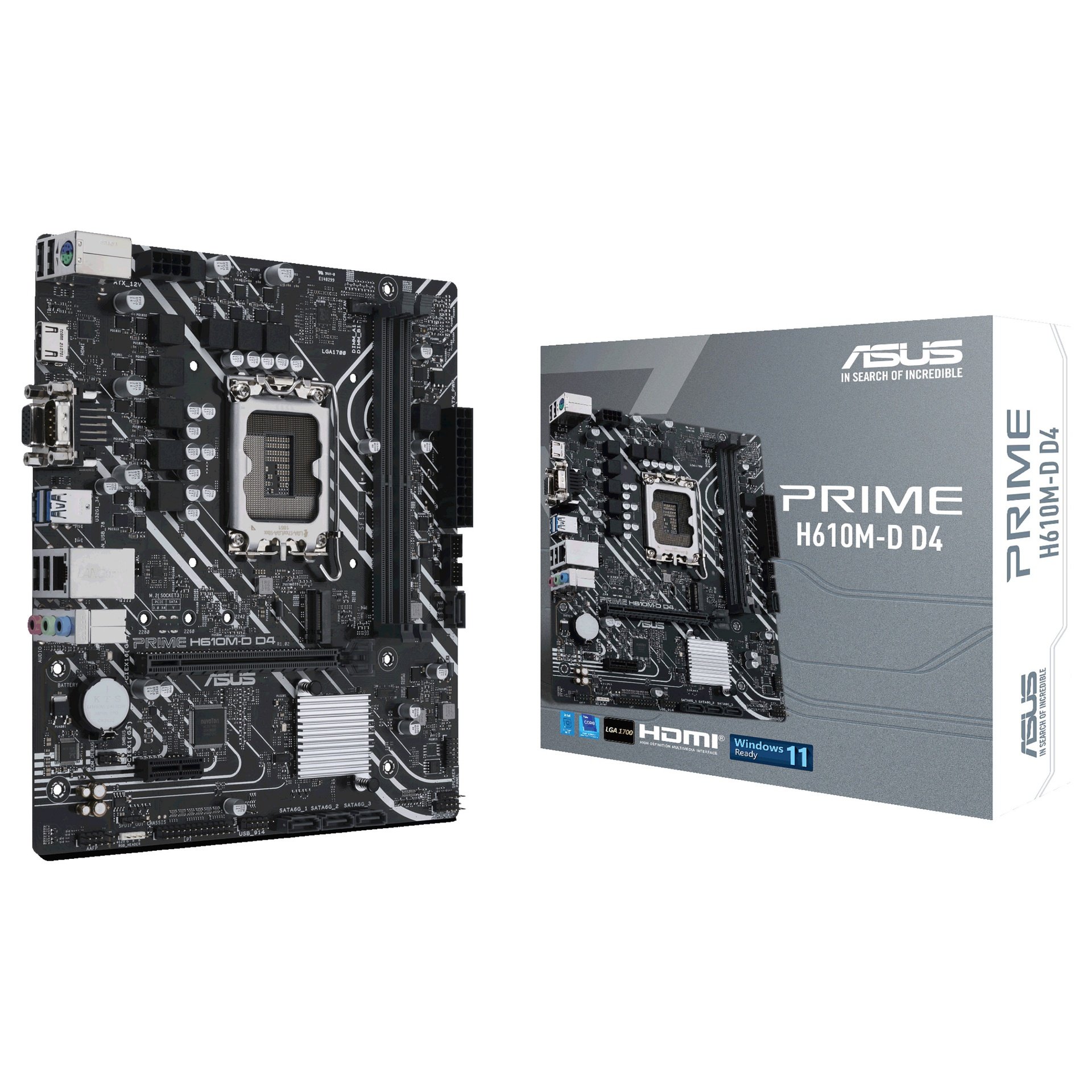 1700 ASUS PRIME H610M-D DDR4