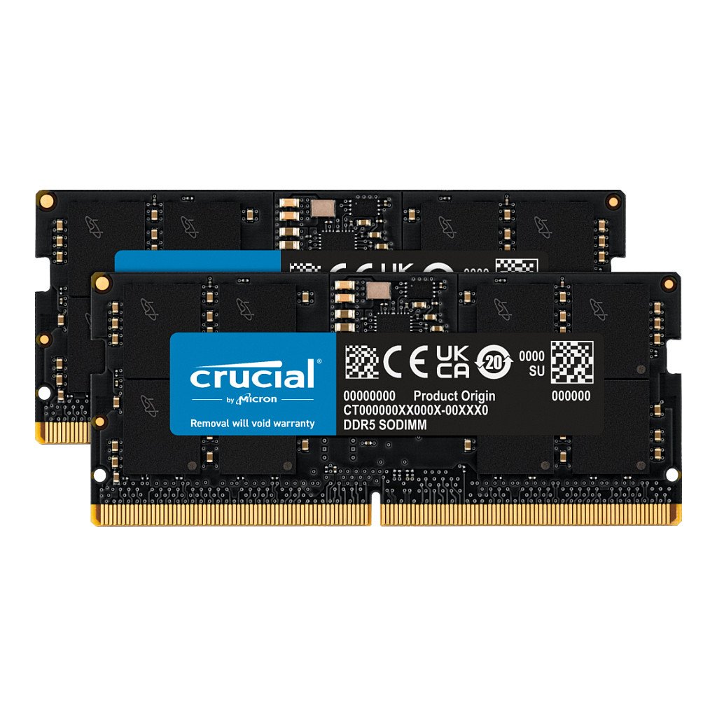 4800 32GB Crucial 2x16GB KIT CL40 SODIMM
