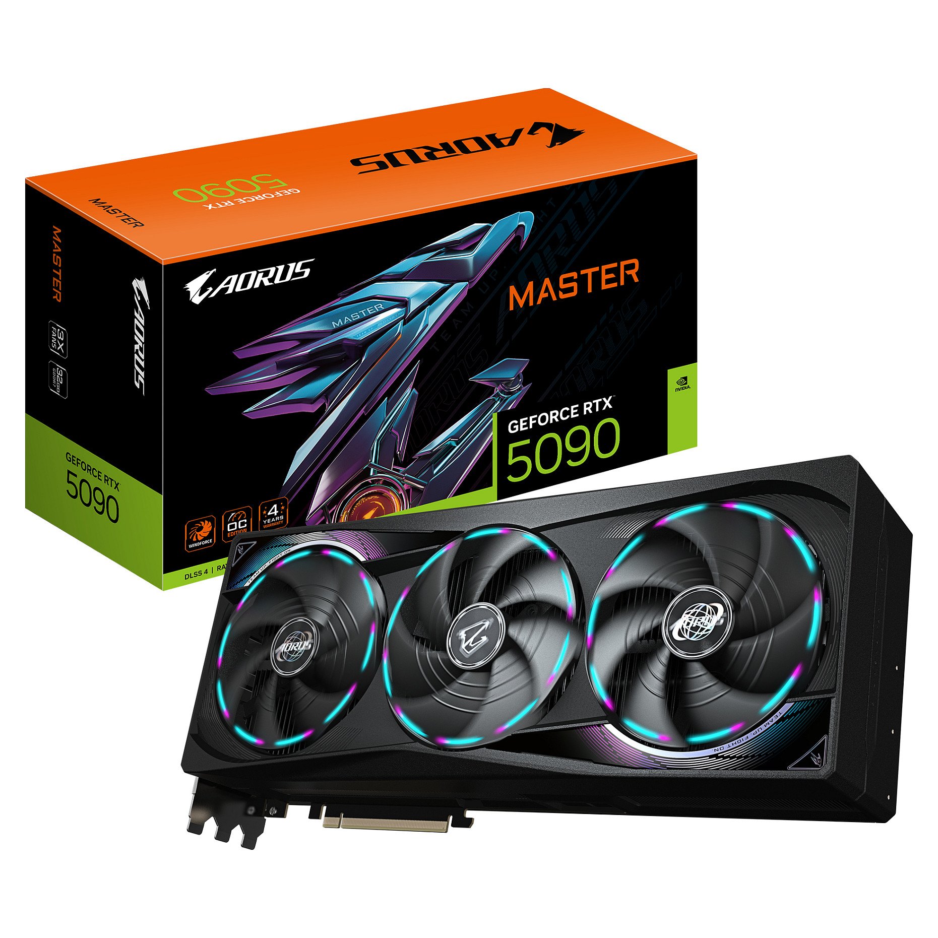 Gigabyte RTX 5090 Aorus Master 32GB GDDR7 - GV-N5090AORUS M-32GD