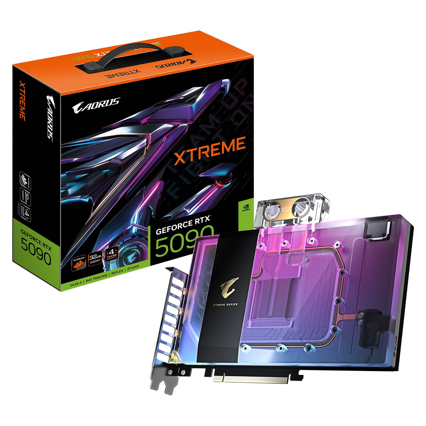 Gigabyte RTX 5090 Aorus Xtreme Waterforce WB 32GB GDDR7 - GV-N5090AORUSX WB-32GD