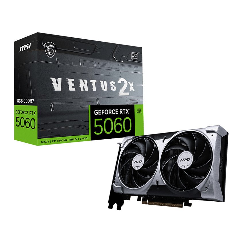 MSI RTX 5060 Ventus 2X OC 8GB GDDR7 - V537-002R