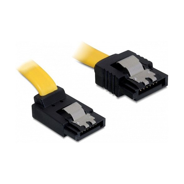 DELOCK SATA 6Gb/s Straight to Angled 30cm Cable