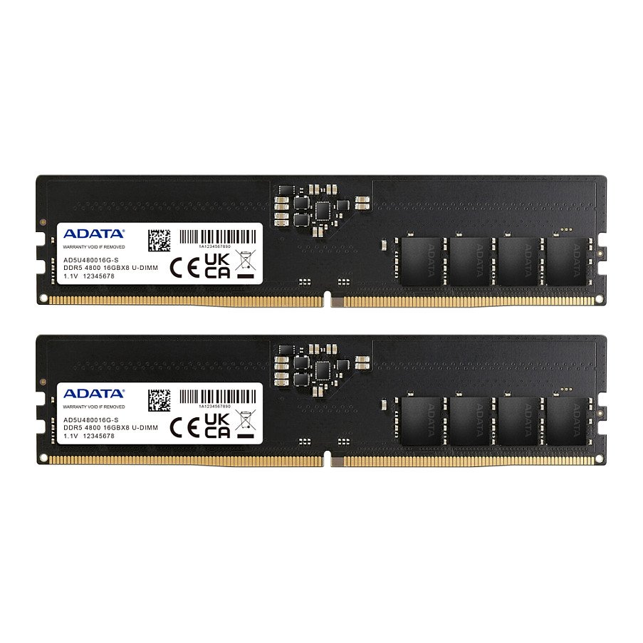 32GB ADATA DIMM 4800 (2x 16 GB) Dual-Kit · AD5U480016G-DT