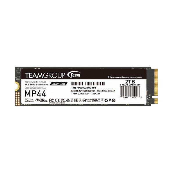 Team Group MP44 2TB M.2 NVMe - TM8FPW002T0C101