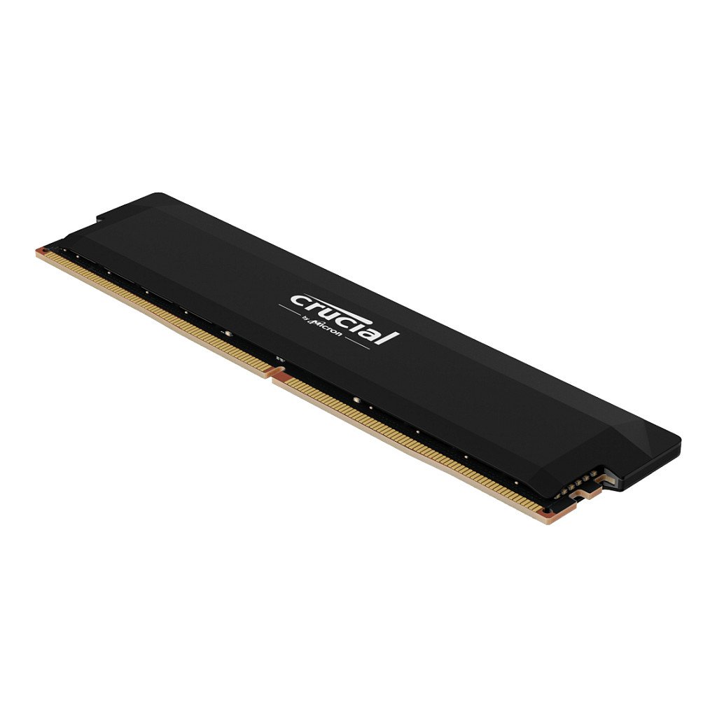16GB Crucial RAM Pro 16GB (1x16GB) DDR5 6000MHz UDIMM Black