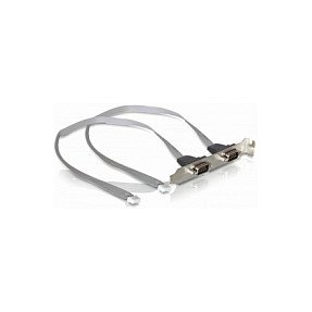 Slotblech - Seriell 2xPort 2mm Pinabstand