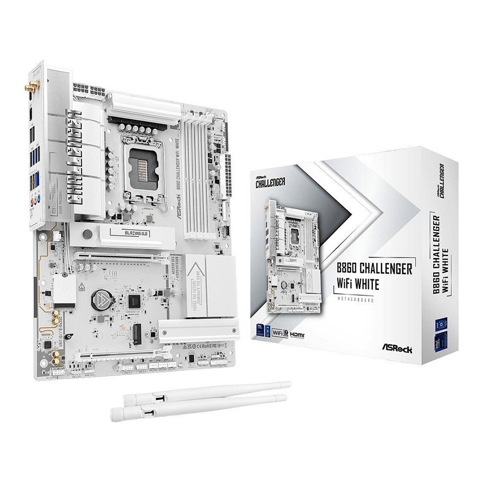 ASROCK B860 Challenger WiFi DDR5 Intel S1851 White retail