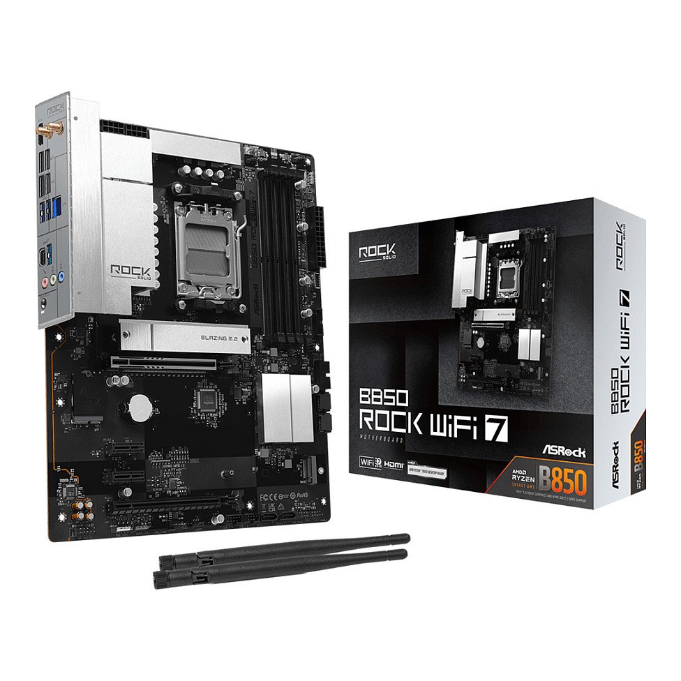 ASRock B850 Rock WiFi7 AM5 ATX HDMI/USB-C