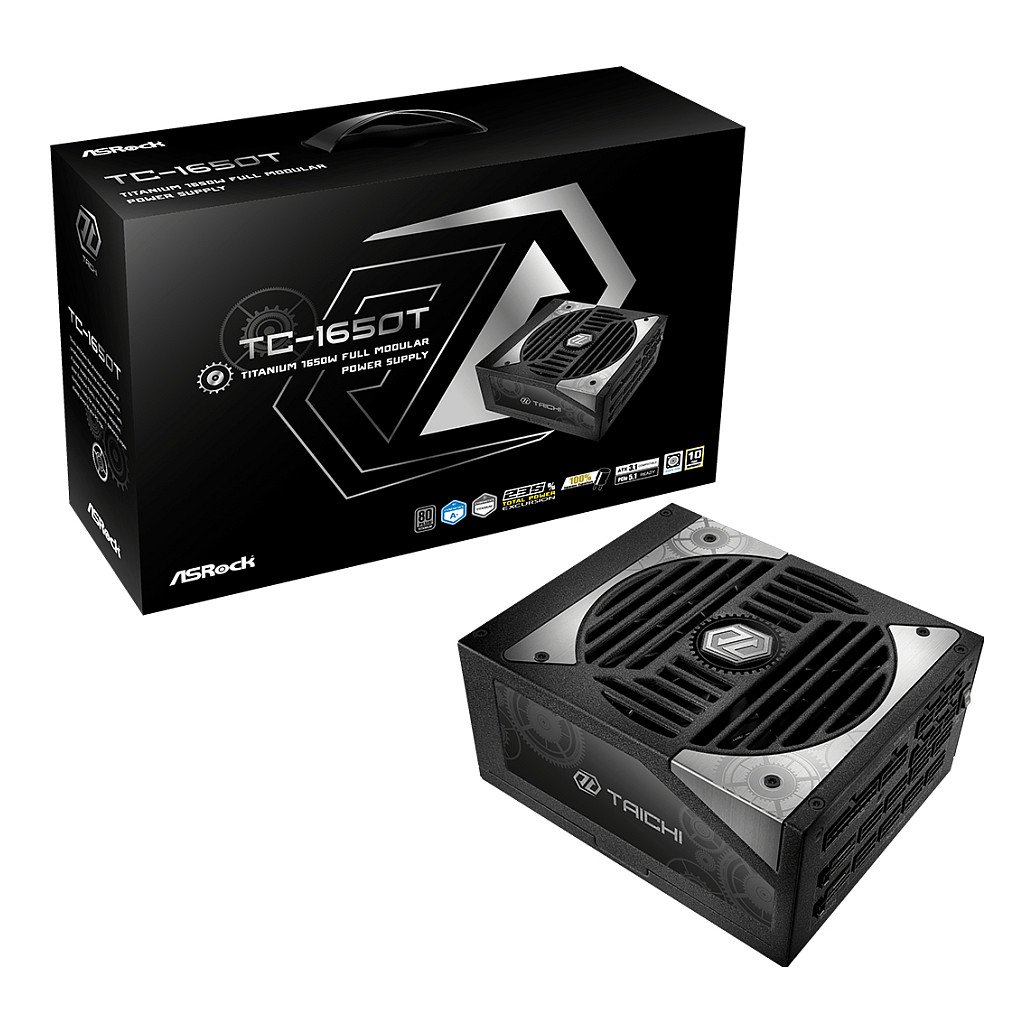 ASRock Taichi Series TC-1650T + Titanium 1650W 80+ Titanium - 90-UXT165-TFEAAB