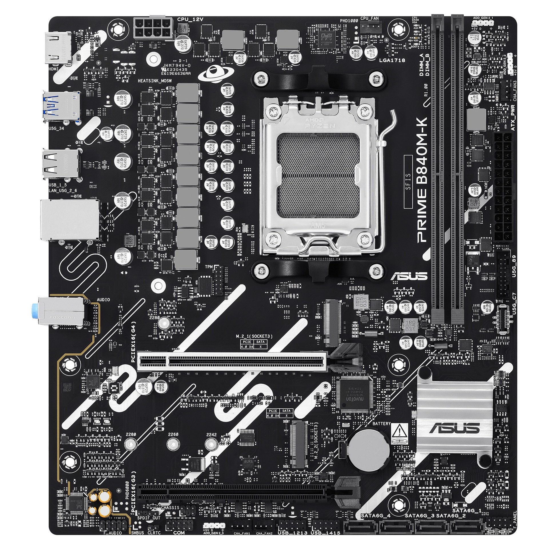 PRIME B840M-K (AMD,AM5,DDR5,mATX)