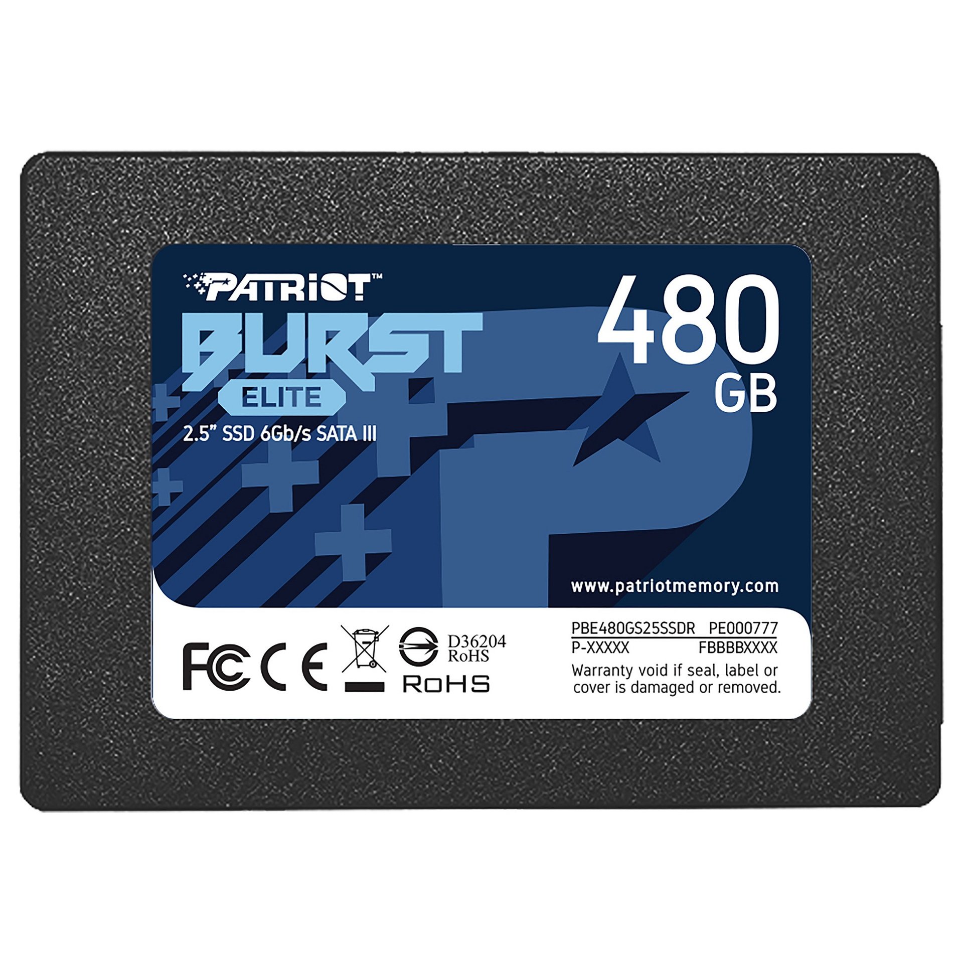 Patriot Burst Elite 450 320 PE777 480GB 2.5" SATA - PBE480GS25SSDR