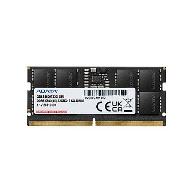 ADATA 32GB (1x32GB) DDR5-5600 SO-DIMM - GD5S5600732G-SMI