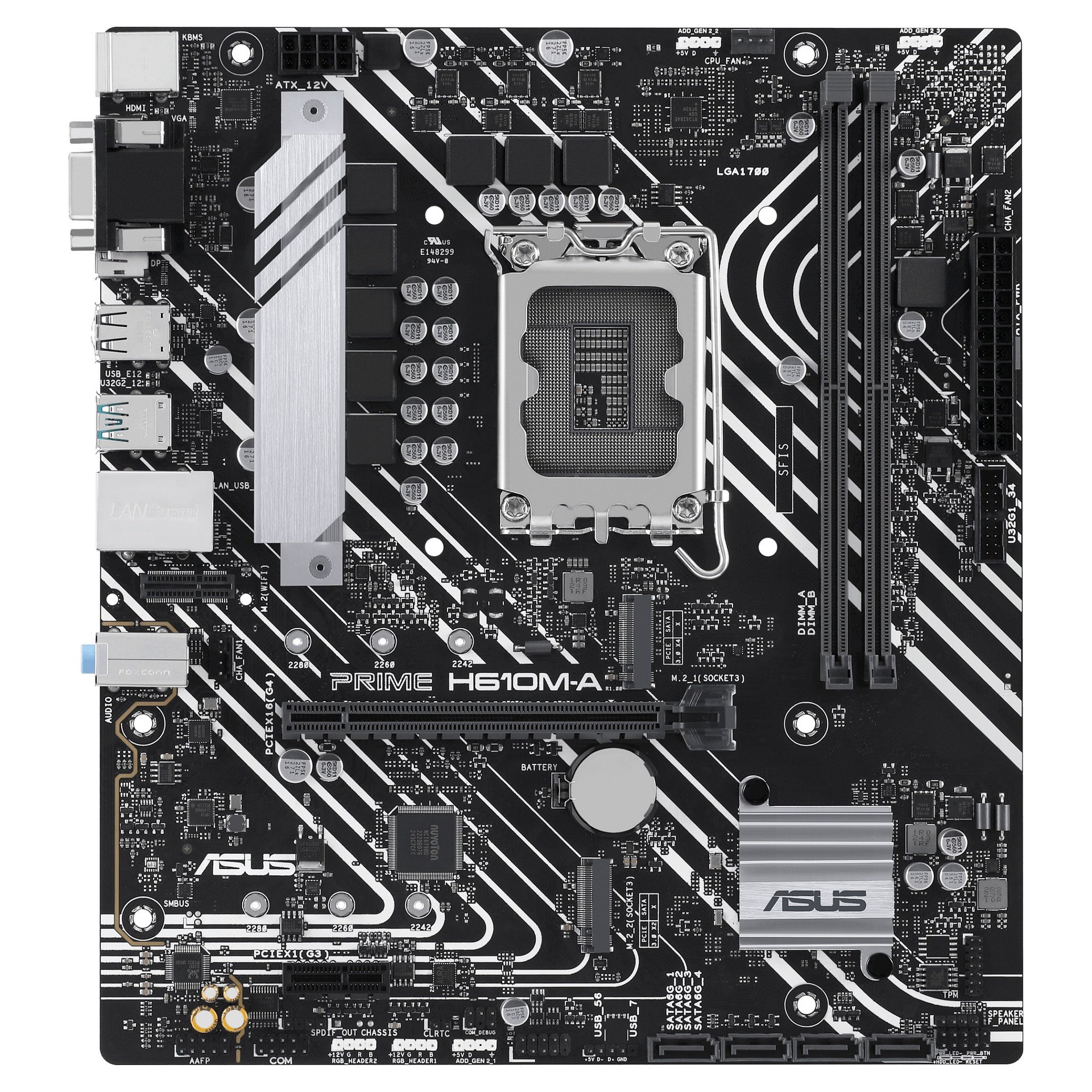 ASUS PRIME H610M-A-CSM (Intel.1700.DDR5.mATX)