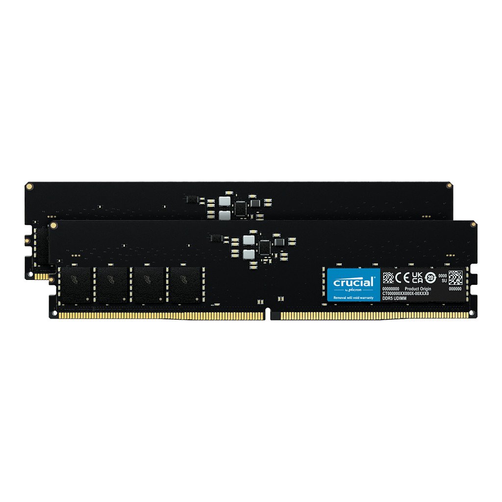 CRUCIAL 5600 Kit 32GB 2x16GB UDIMM CL46 (16Gbit)