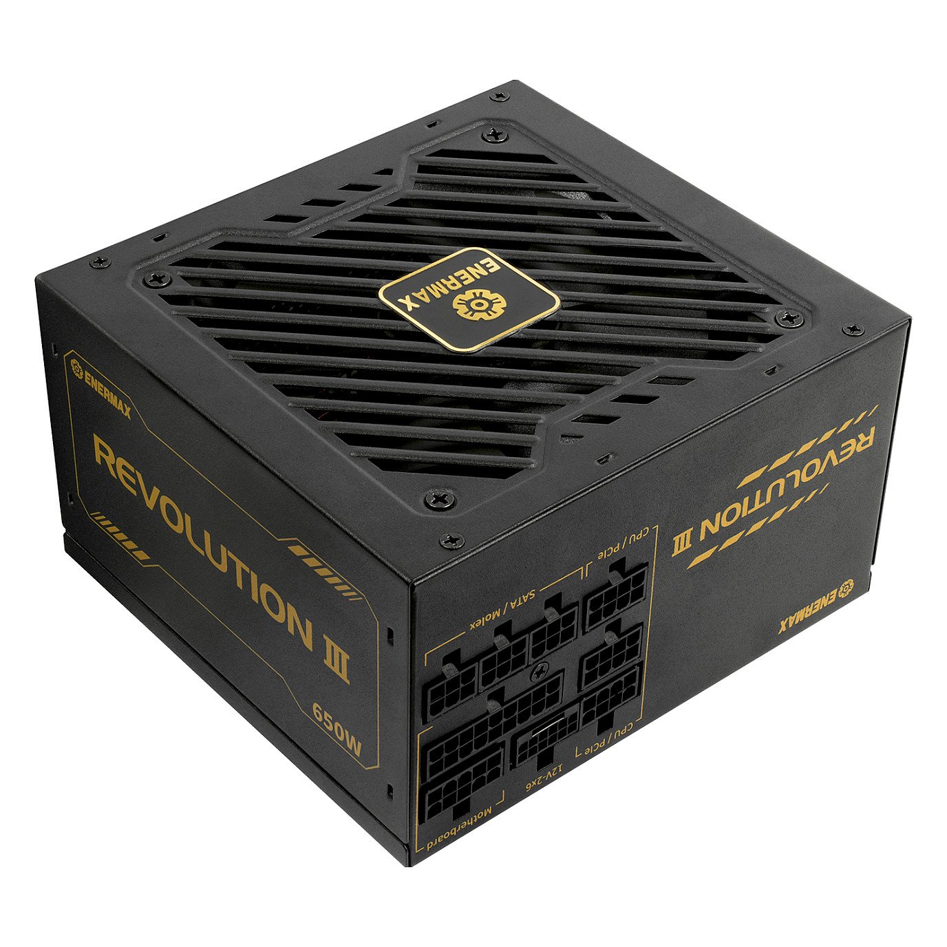 Enermax Power Supply Revolution3 Black FULLMOD 650W 80+ Gold