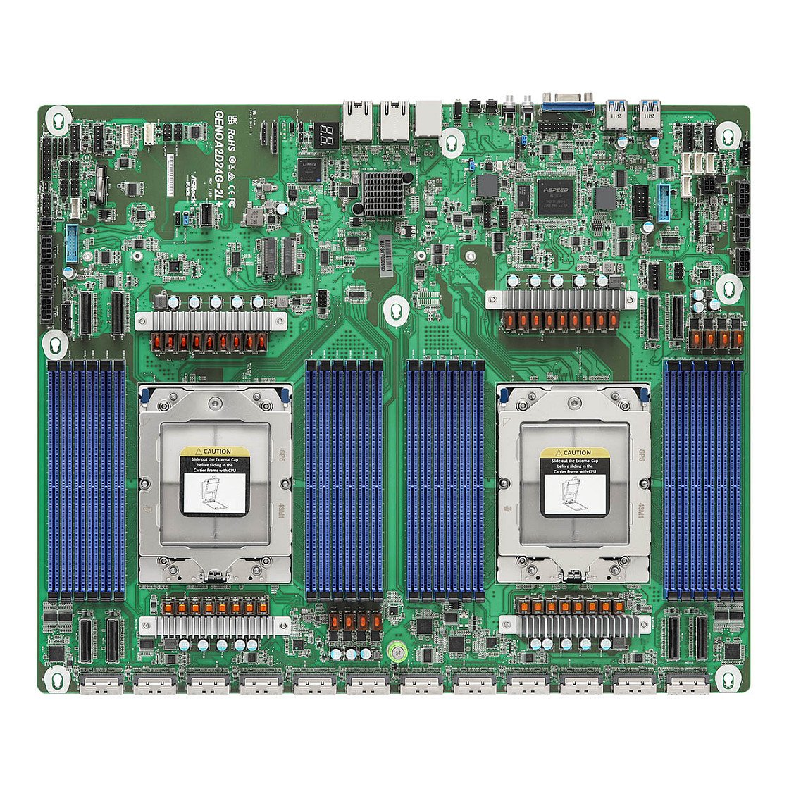 ASRock Mainboard GENOA2D24G-2L+ Proprietary Dual Sockel SP5 Single