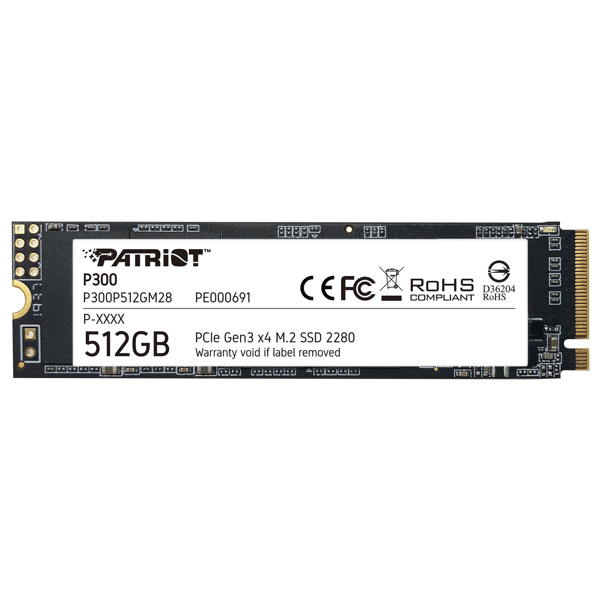 Patriot P300 512GB M.2 NVMe - P300P512GM28