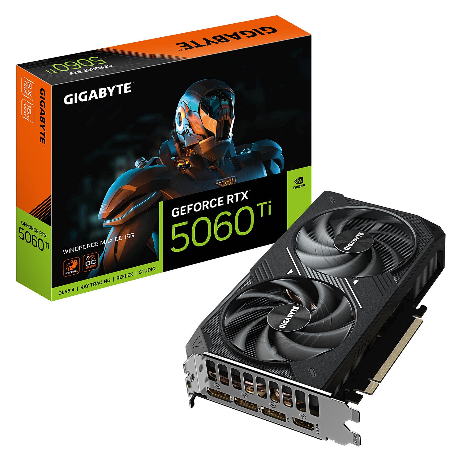 RTX 5060 TI 16GB Gigabyte Windforce Max OC GDDR7