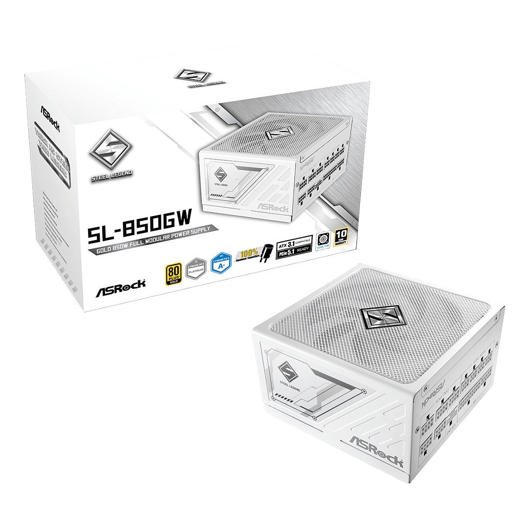 ASRock Steel Legend SL-850GW + 850W 80+ Gold - 90-UXS085-GFEABA