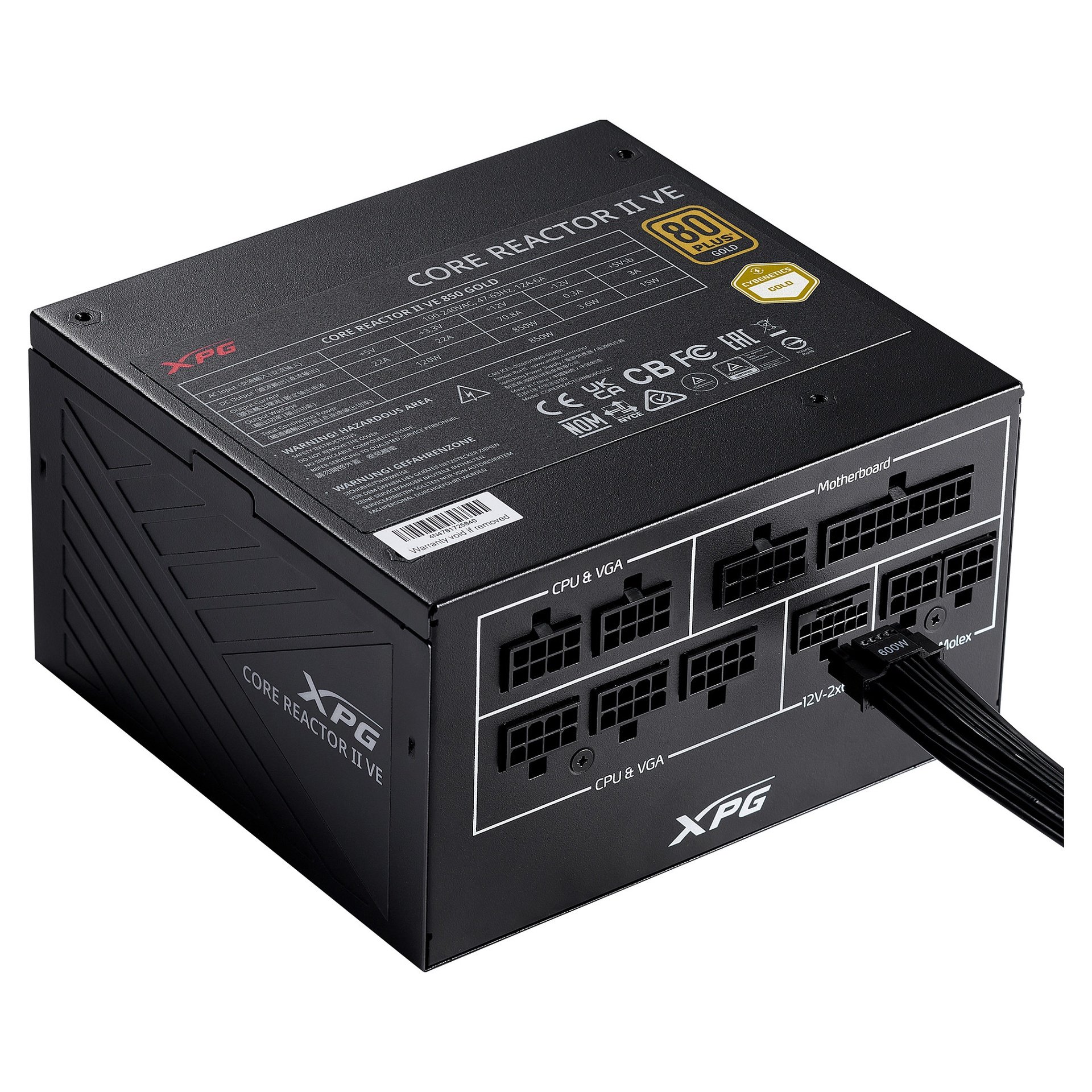 XPG CORE REACTOR II VE 850 850W 80+ Gold