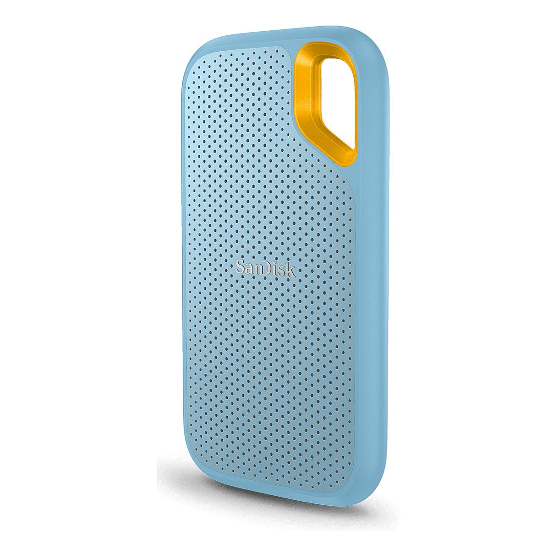SanDisk Extreme V2 verschlsselt USB 3.2 Gen 2 - 256-Bit-AES - himmelblau 2TB - SDSSDE61-2T00-G25B