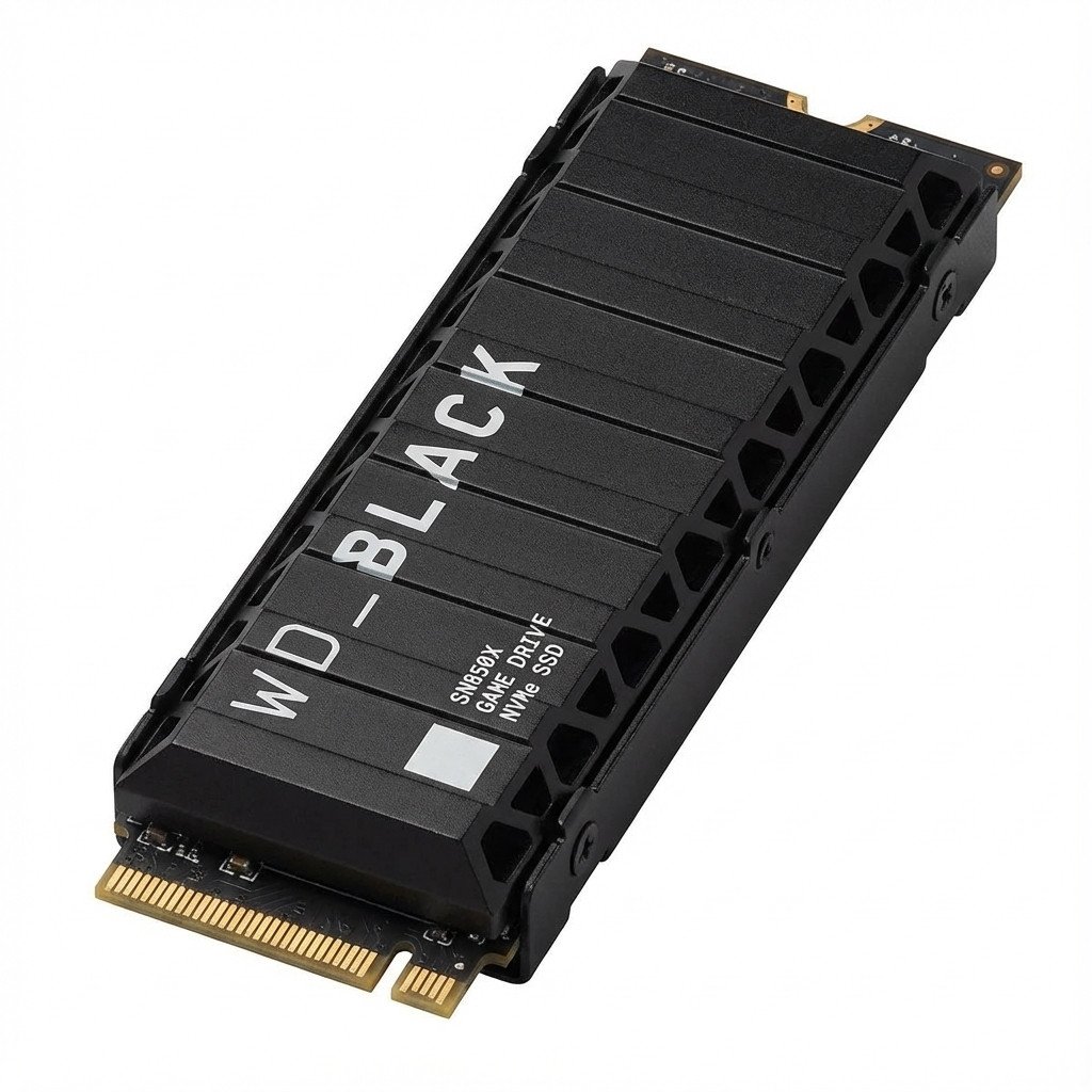 Sandisk WD_BLACK SN850X 4.0 - integrierter Khlkrper 8TB M.2 NVMe - WDBB9H0080BNC-WRSN