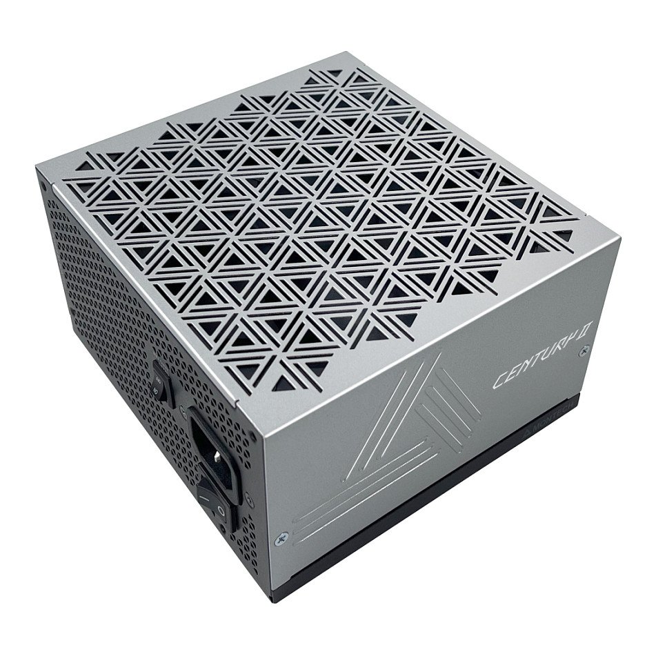 Montech CENTURY II 1050 (Silver, 1x 12-Pin High Power GPU, 6x PCIe, Cable Management, 1050 Watt) 1050W