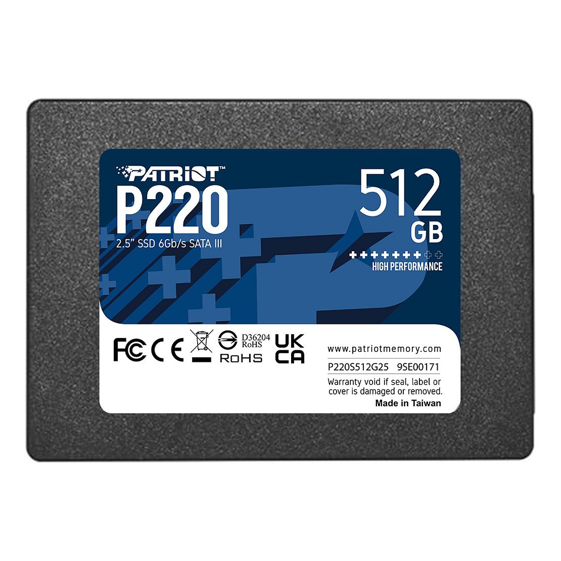 Patriot P220 512GB 2.5" SATA