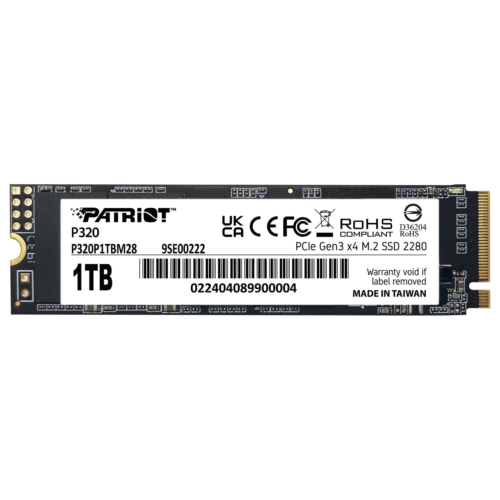 Patriot P320 1TB M.2 NVMe - P320P1TBM28