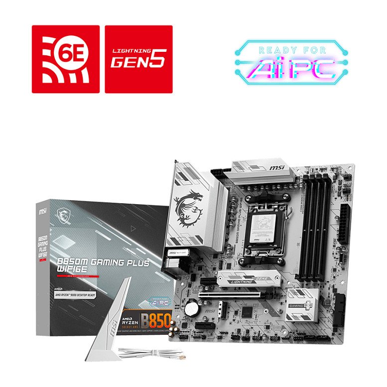 MSI B850M Gaming Plus Wifi6E (B850.AM5.mATX.DDR5)
