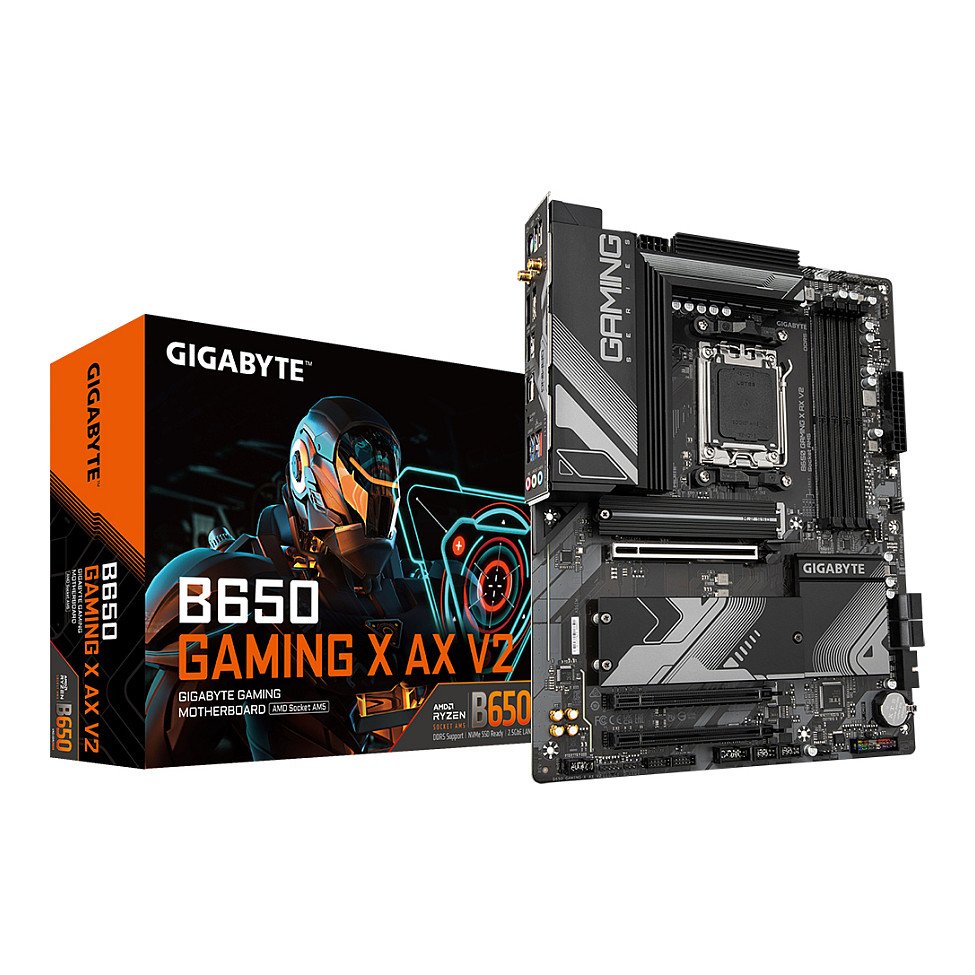 GIGABYTE Motherboard B650 GAMING X AX V2 - ATX - Socket AM5 - AMD B650 - B650 GAMING X AX V2