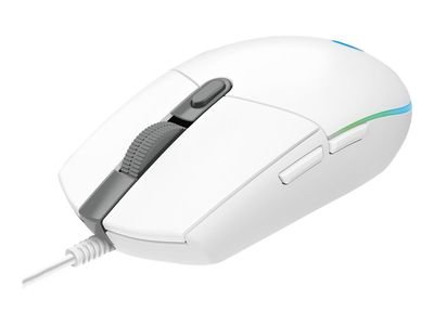 LOGITECH Gaming Mouse G102 LIGHTSYNC - USB Wired - White