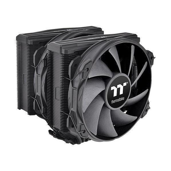 THERMALTAKE TOUGHAIR 710 Dual Tower Air Cooler Black