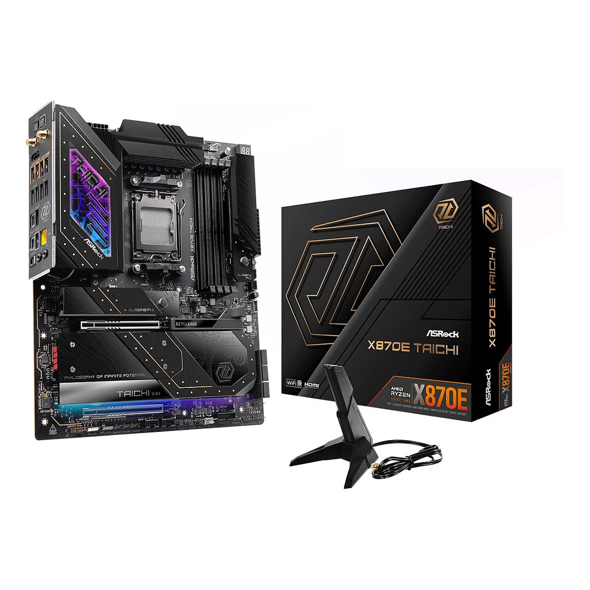 ASROCK Motherboard X870E Taichi - E-ATX - Socket AM5 - AMD X870E · 90-MXBP90-A0UAYZ