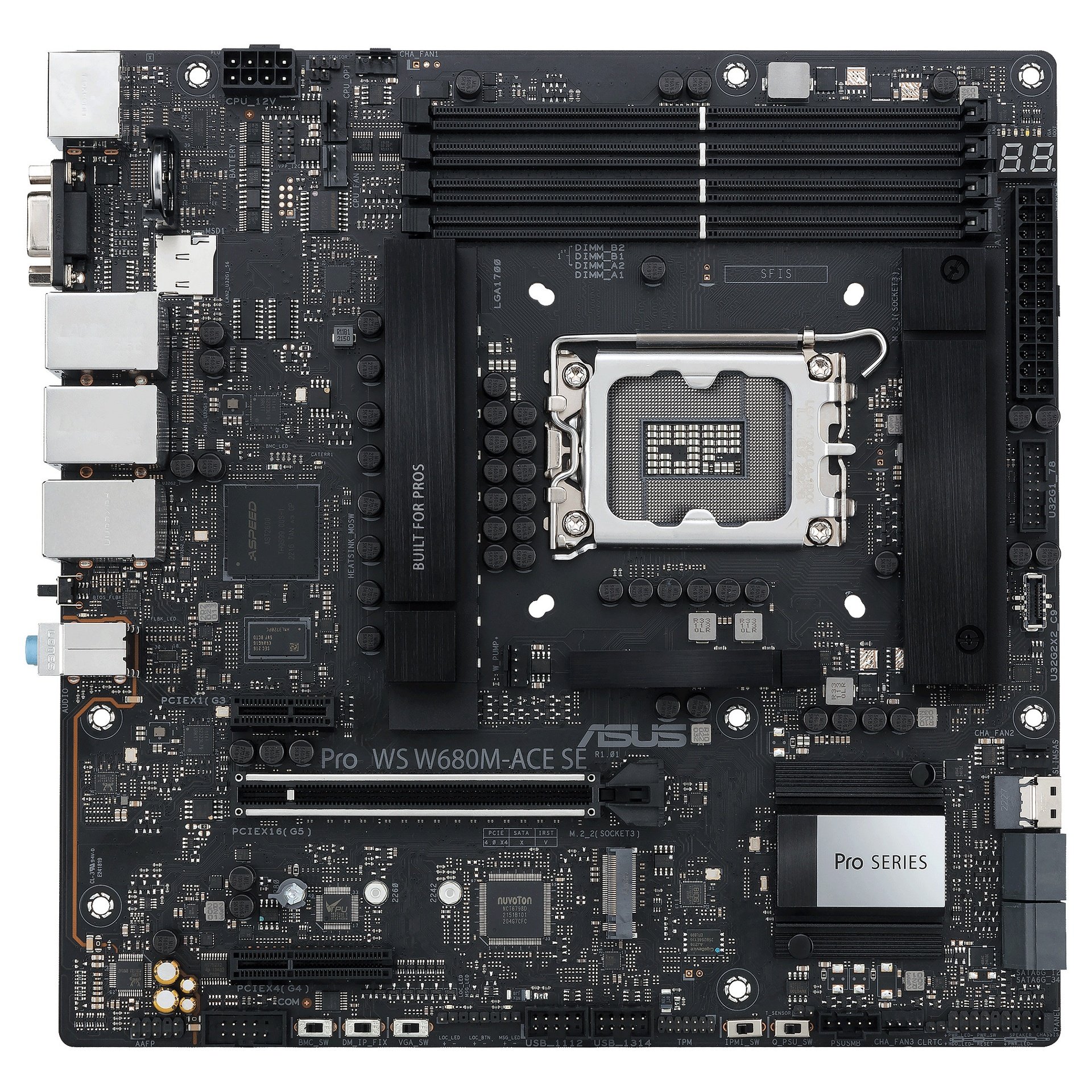 1700 ASUS PRO WS W680M-ACE