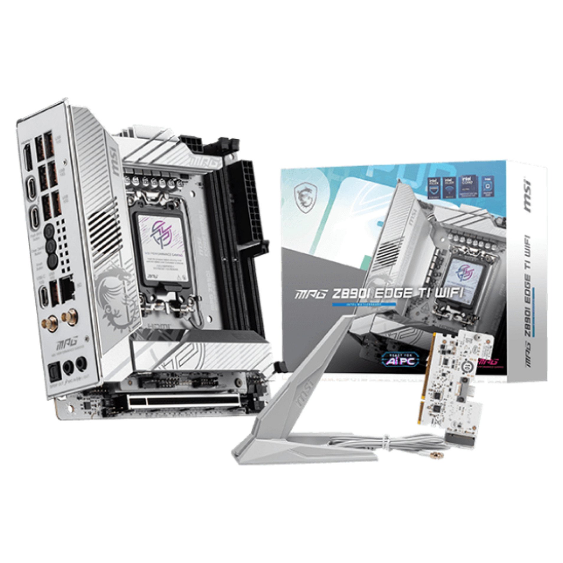 MSI MPG Z890I EDGE TI WIFI - motherboard - mini ITX - LGA1851 Socket - Z890 · 7E33-001R