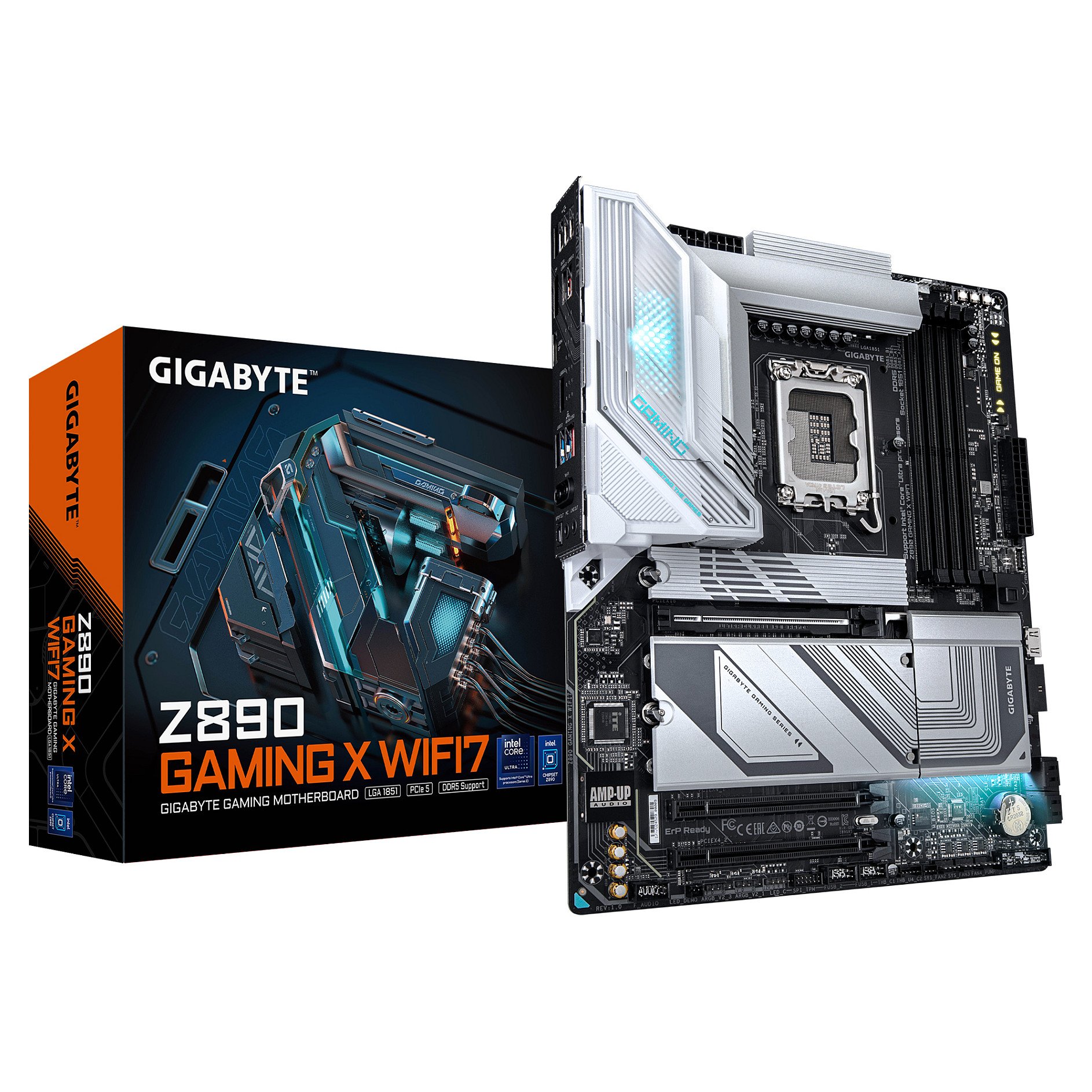 GIGABYTE Motherboard Z890 GAMING X WIFI7 - ATX - Socket LGA1851 - Intel Z890 - Z890 GAMING X WIFI7