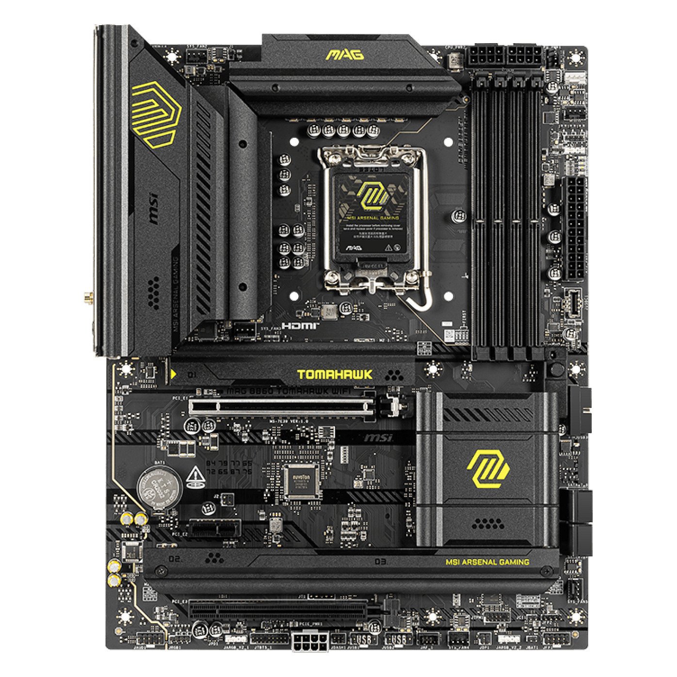 MSI MAG B860 TOMAHAWK WIFI - motherboard - ATX - LGA1851 Socket - B860 · 7E39-001R