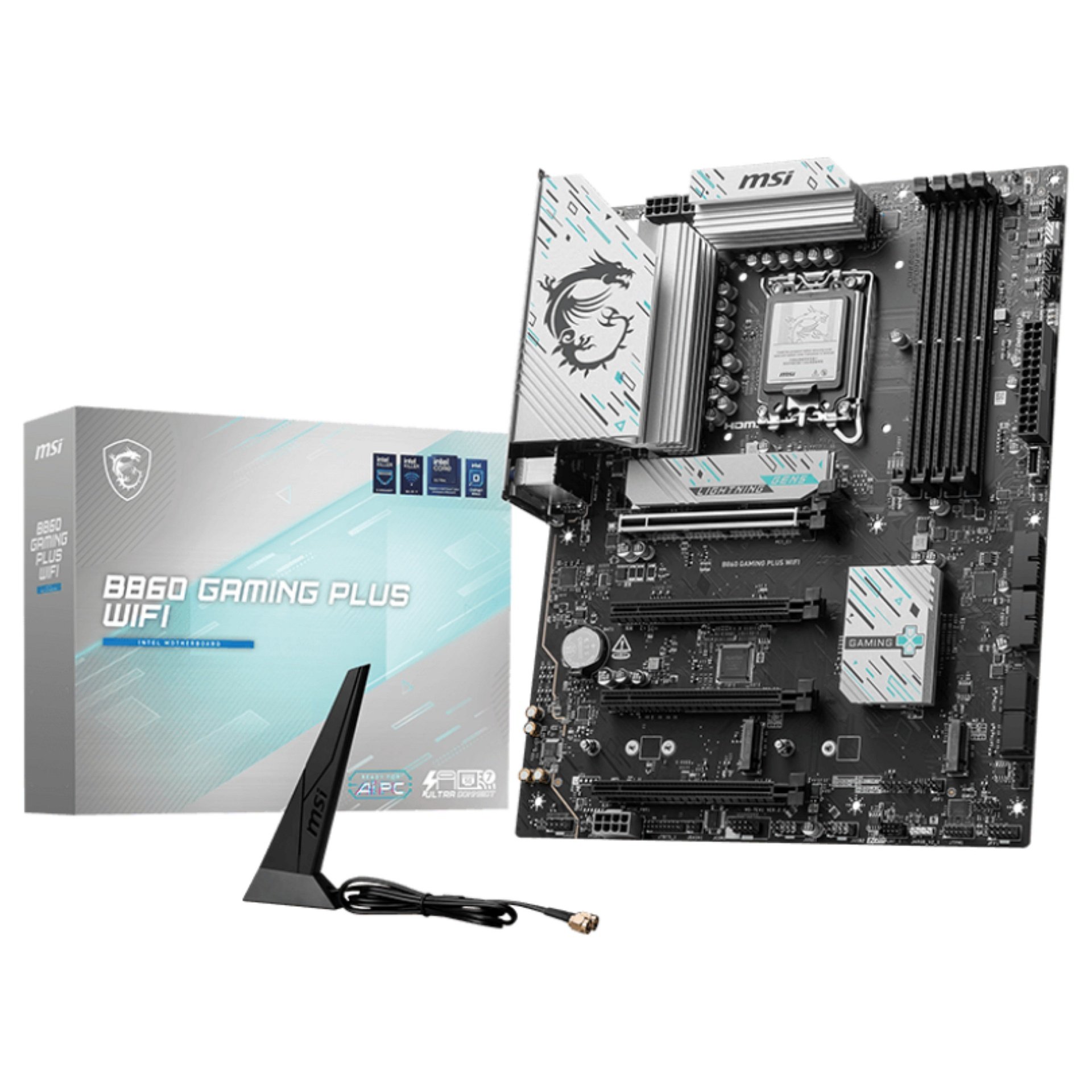 MSI Motherboard B860 Gaming Plus WIFI - ATX - LGA1851 - Intel B860 · 7E41-003R