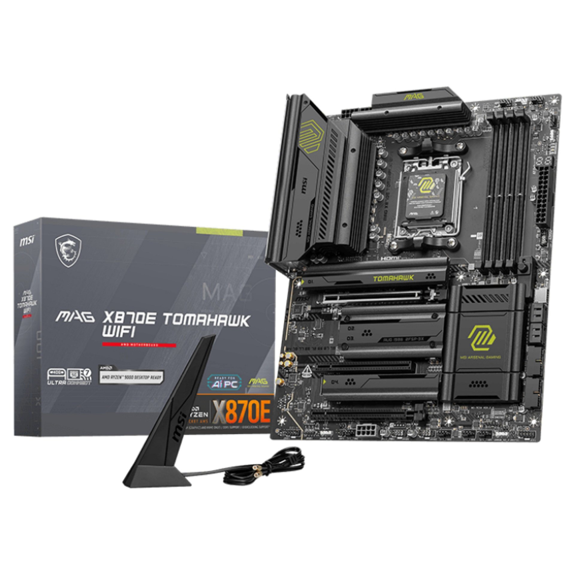MSI MAG X870E TOMAHAWK WIFI - motherboard - ATX - Socket AM5 - AMD X870E · 7E59-004R