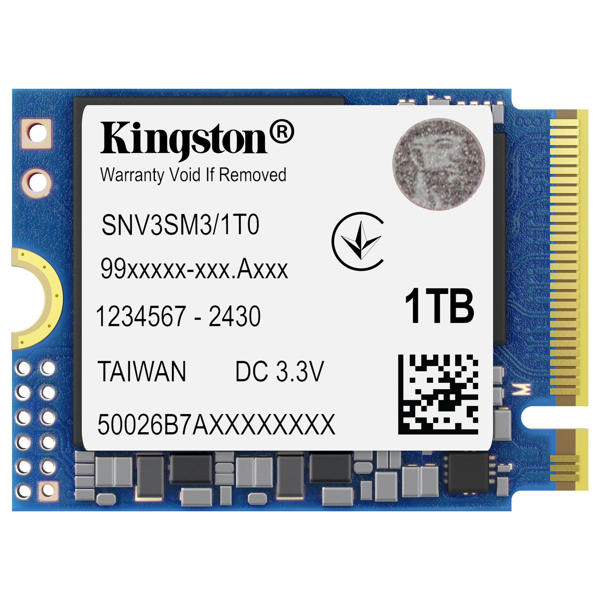Kingston NV3 - 4.0 - 2230 - SNV3SM3 1TB M.2 NVMe