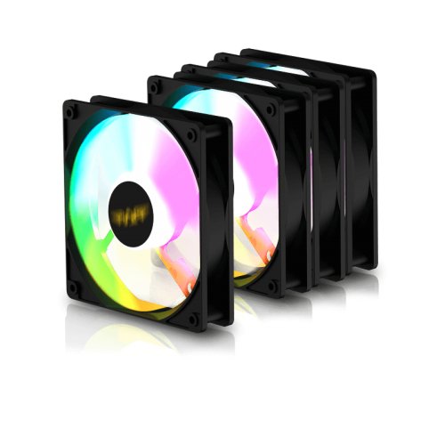 Armaggeddon Gaming Cooling Fan Set 4pcs ARGB KIT 5000 Black