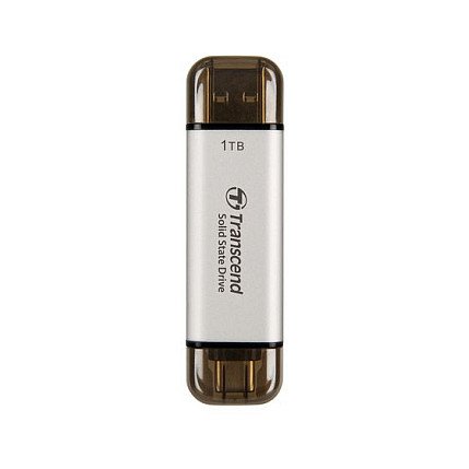Transcend ESD310S External USB 10Gbps Type C A Silver 1TB - TS1TESD310S