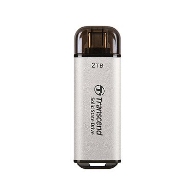 Transcend ESD300S External USB 10Gbps Type C Silver 2TB - TS2TESD300S