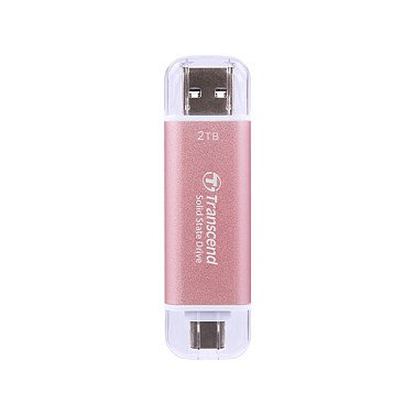 Transcend ESD310P External USB 10Gbps Type C A Pink 2TB - TS2TESD310P