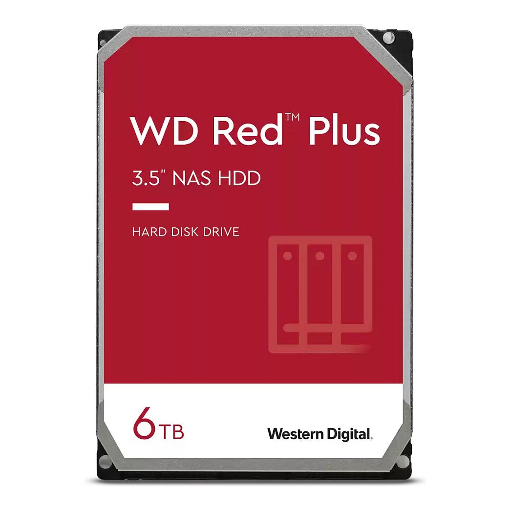 WESTERN DIGITAL HDD 6TB 3.5″ SATA RED · WD60EFAX