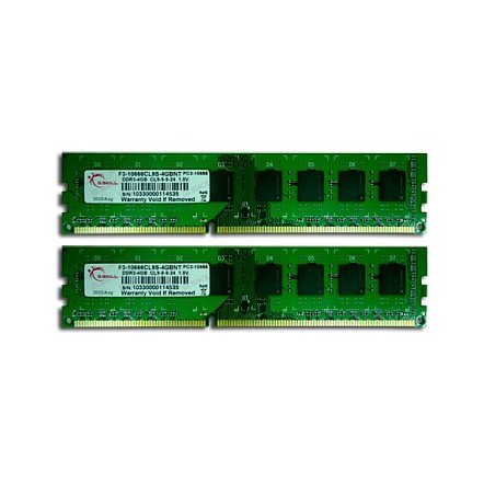 G.Skill 8GB (2x4GB) DDR3-1333 DIMM - F3-10600CL9D-8GBNT