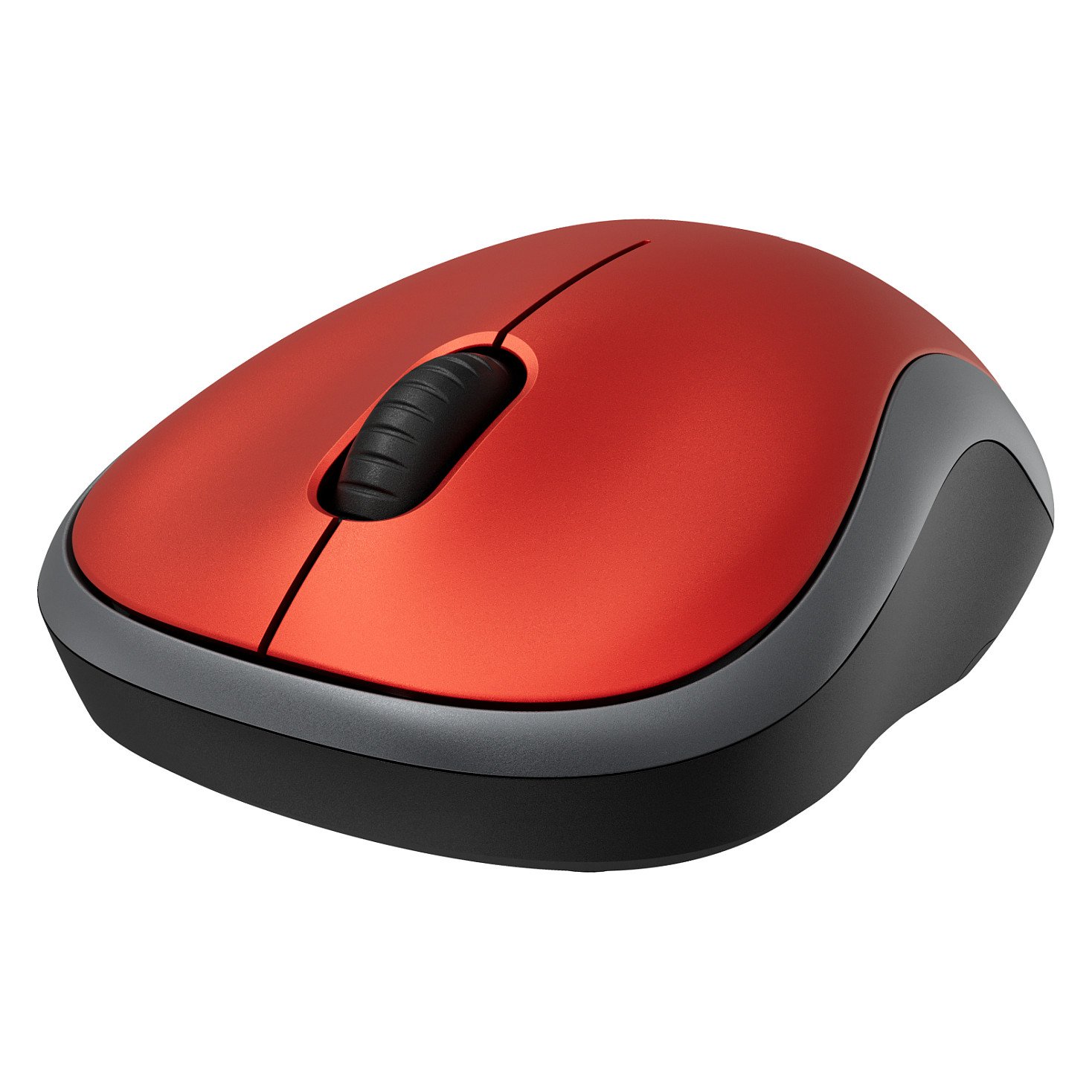 LOGITECH M185 Red Wireless Mouse
